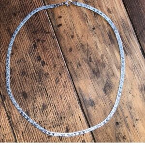 Elegant Silver I love you Necklace chain